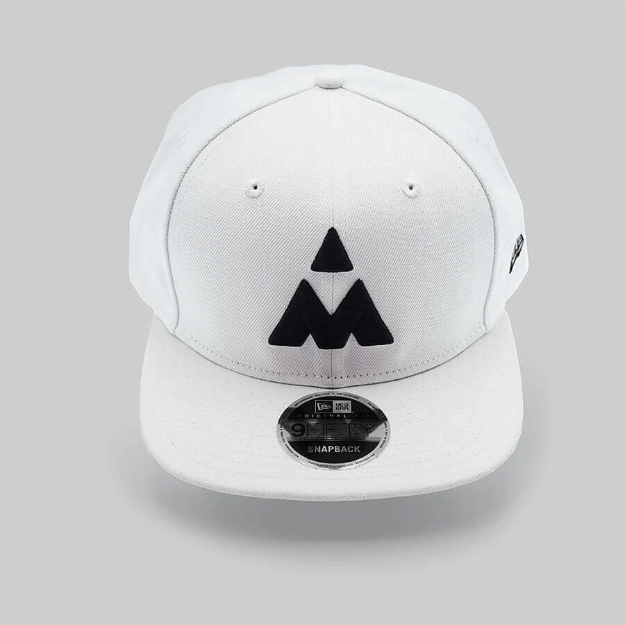 White Mezz New Era 9FIFTY Adjustable Snapback Hat